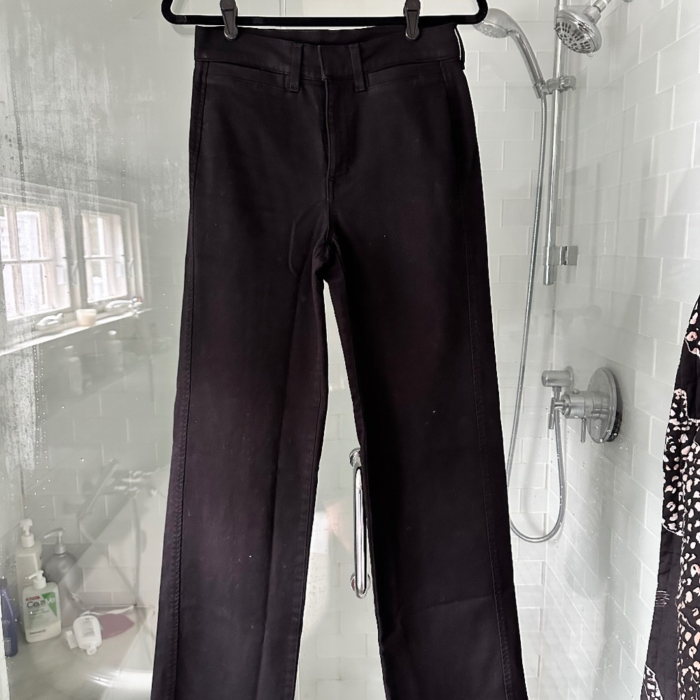 AYR Special Sauce Black Wide Leg Pants size 27